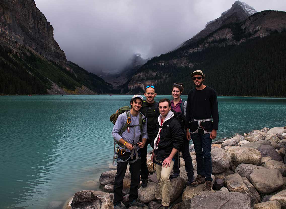 The Crew at Lake Louise