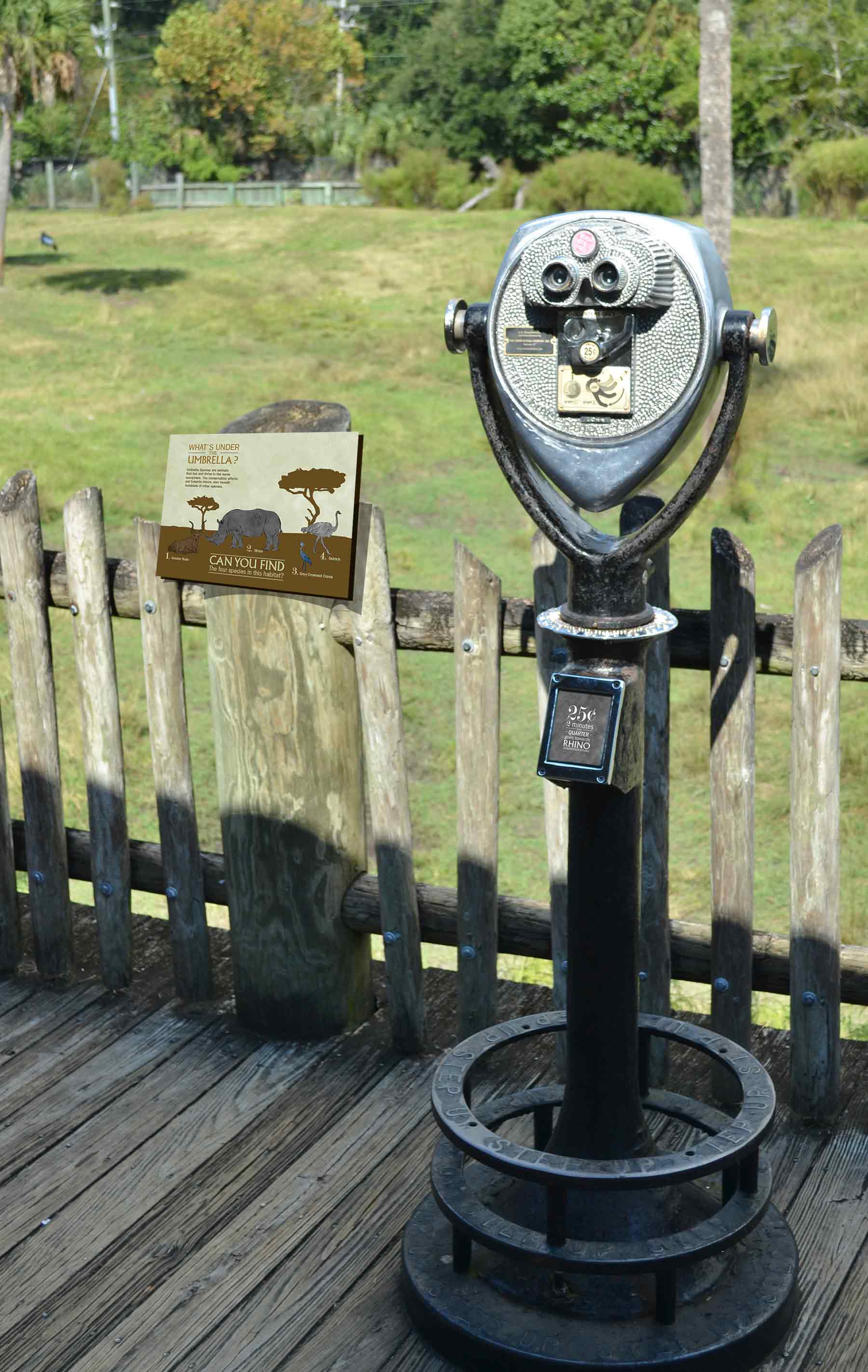 binocular stand after